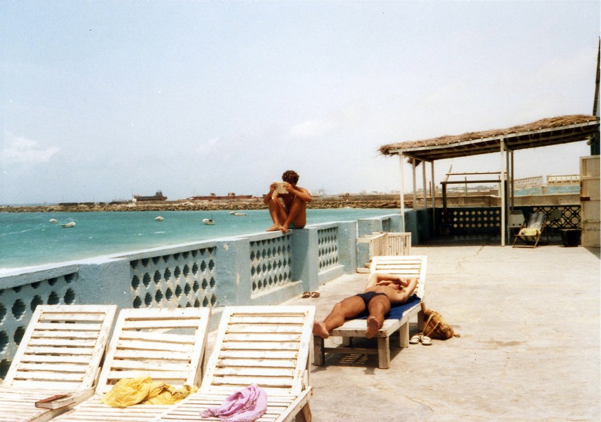UN Beach Club in Mogadischu (1980er-Jahre).