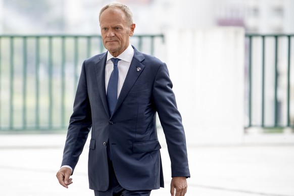President of the European Council Donald Tusk arrives at the G-7 summit in Biarritz, France, Sunday, Aug. 25, 2019. (AP Photo/Andrew Harnik)
Donald Tusk