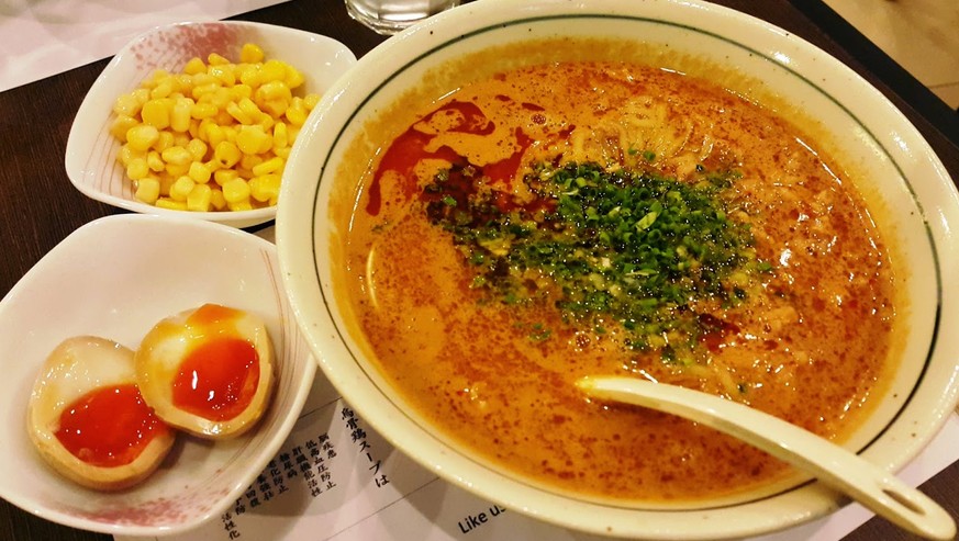 tantanmen ramen hackfleisch sesam scharfe suppe nudeln japan china food essen http://thisislovelee.blogspot.ch/2015/03/UkokkeiRamenRon.html