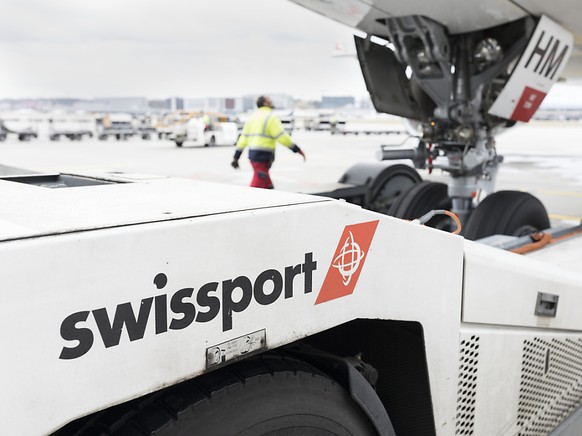 Das Parlament hat der gesetzlichen Grundlage zugestimmt, um auch flugnahe Betriebe wie beispielsweise Swissport in der Corona-Notlage unterstützen zu können. (Archivbild)