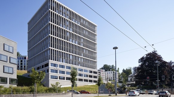 Aussenaufnahme des Bundesverwaltungsgerichtes in St. Gallen, aufgenommen am 5. Juli 2012. (KEYSTONE/Gaetan Bally)