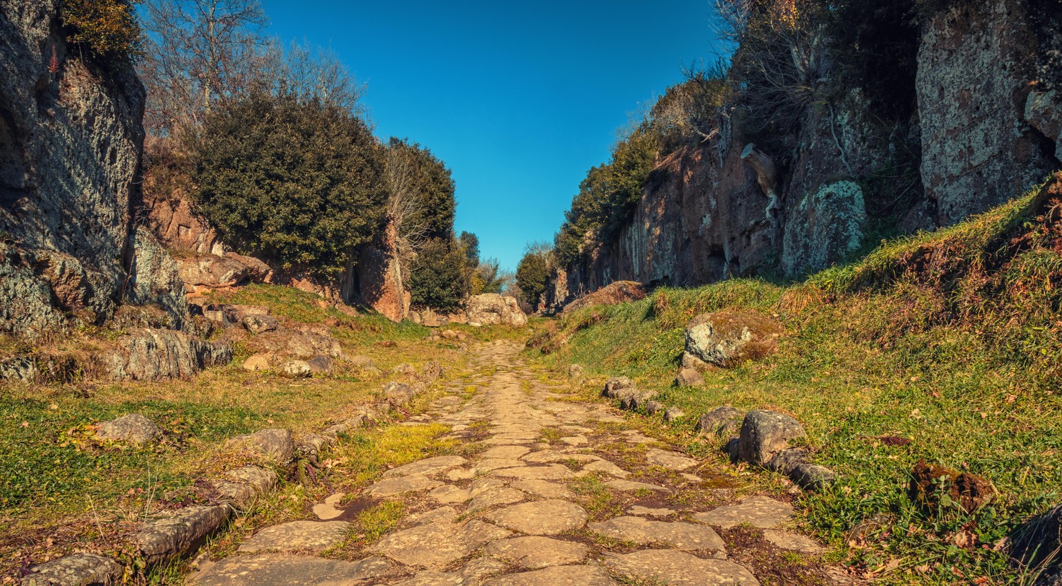 Die römische Stadt Falerii Novi konnte bislang nicht komplett ausgegraben werden.