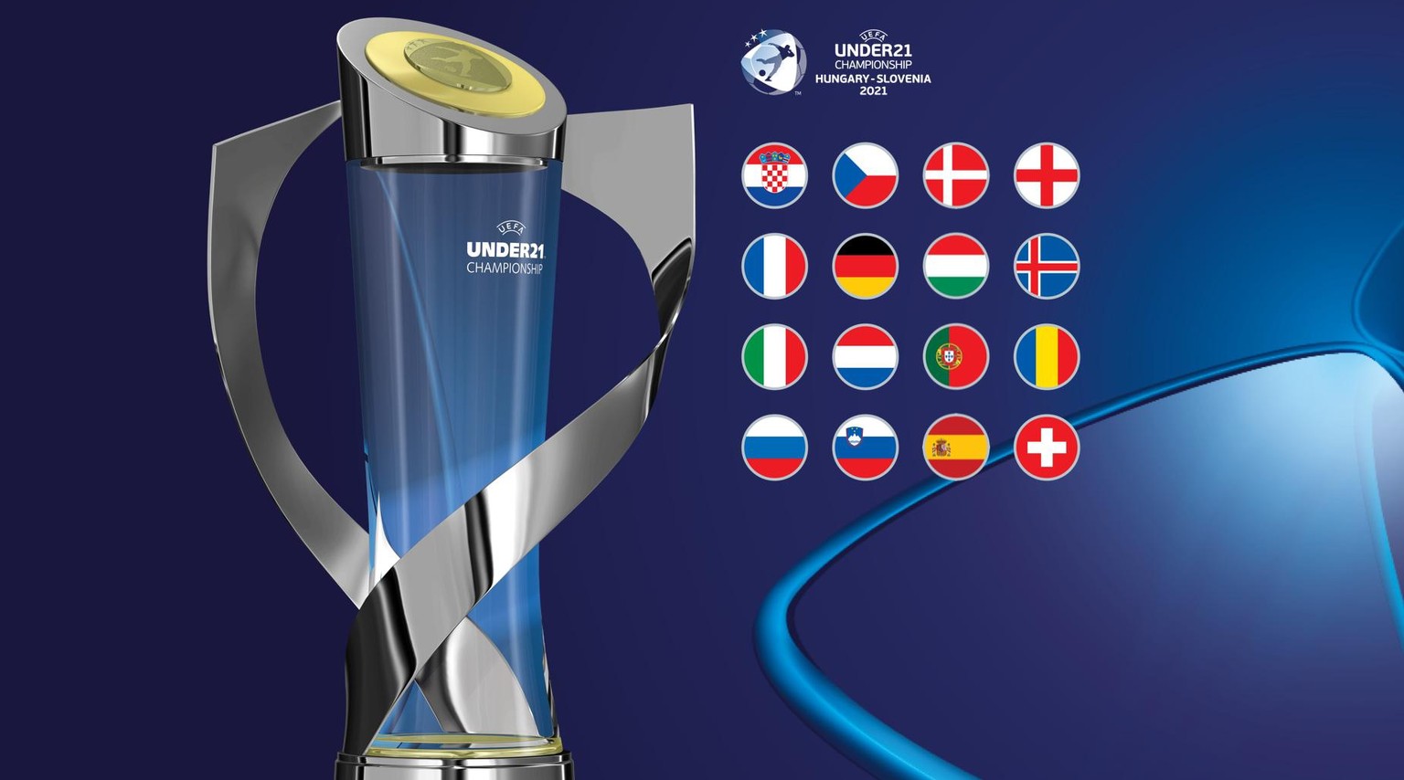 16 Nationen kämpfen ab Mittwoch um den nicht gerade schmucken EM-Pokal.