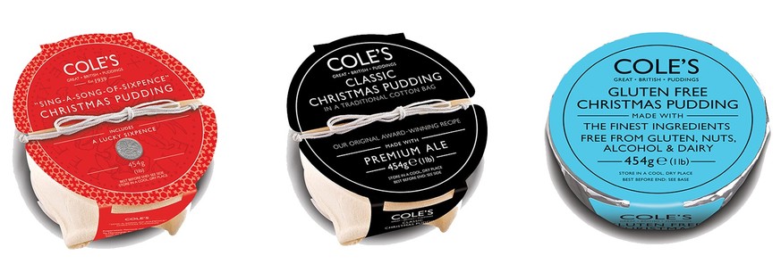 http://www.colespuddings.com/ christmas pudding cole&#039;s eingland grossbritannien dessert weihnachten essen food