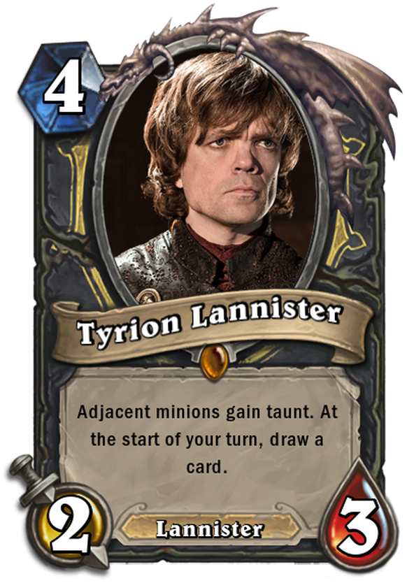 Spielt man Tyrion Lannister, werden zwei andere Karten zur Zielscheibe.&nbsp;