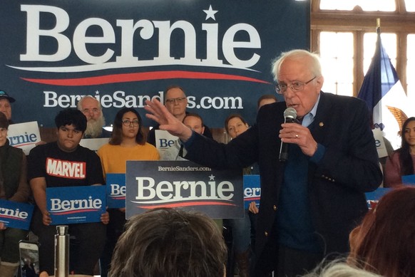 Bernie Sanders in Perry (Iowa)