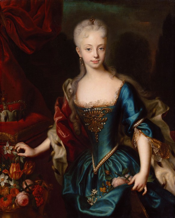 Andreas Möller um 1727: Maria Theresia im Alter von etwa 10–12 Jahren.&nbsp;