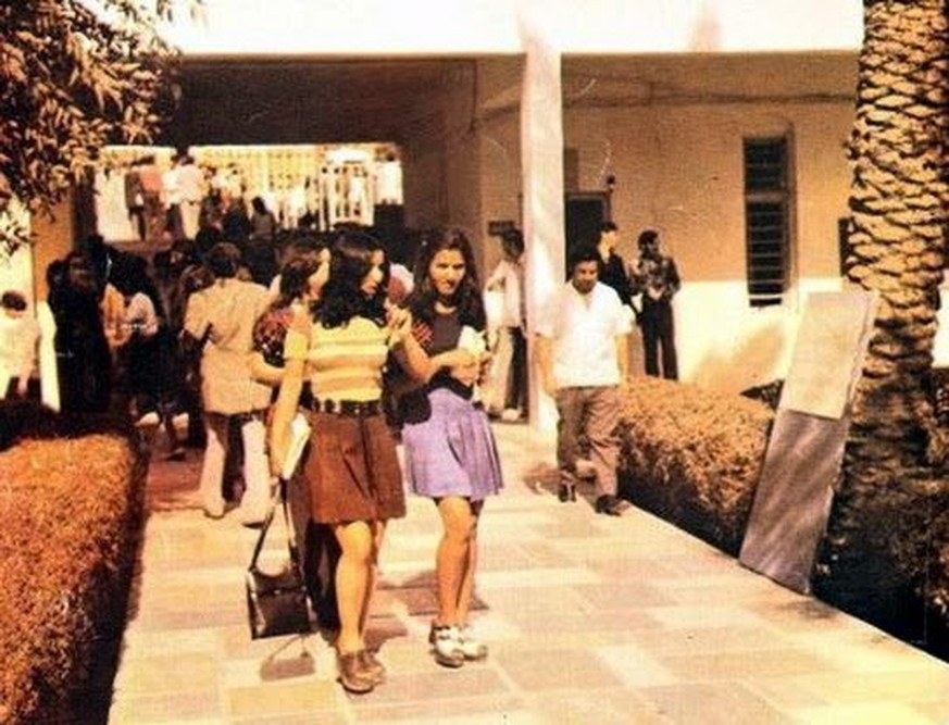 Studentinnen an der Universität Bagdad (1970).