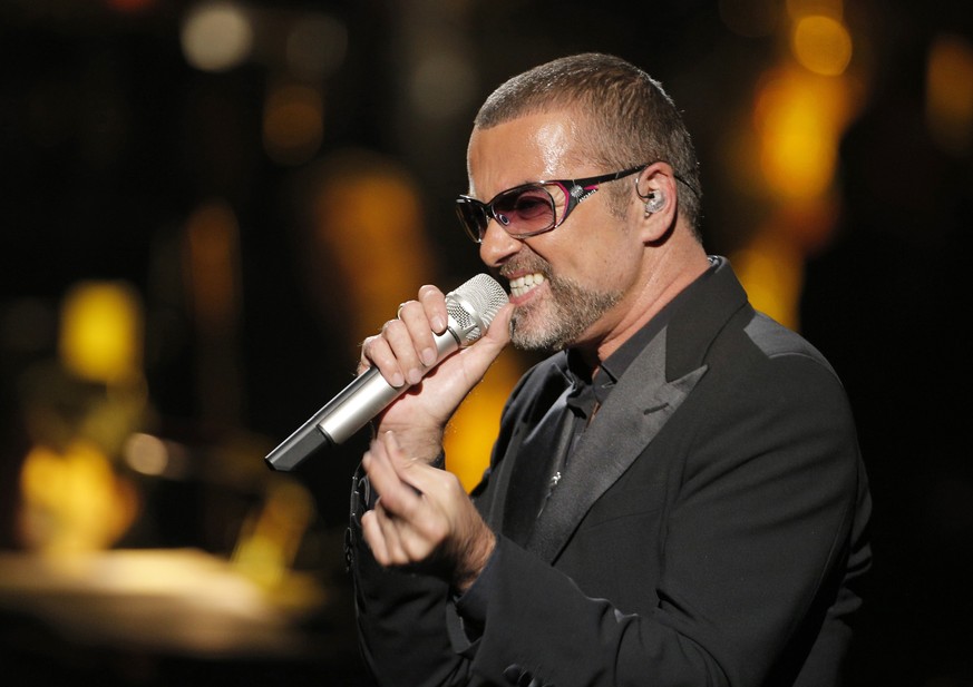 FILE - In this Sept. 9, 2012 file photo, British singer George Michael in concert to raise money for AIDS charity Sidaction, in Paris, France. George Michael&#039;s spokeswoman says the singer is &quo ...