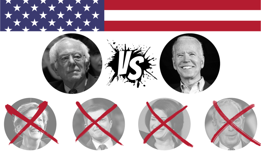 Resultate Vorwahlen USA, Bernie Sanders und Joe Biden