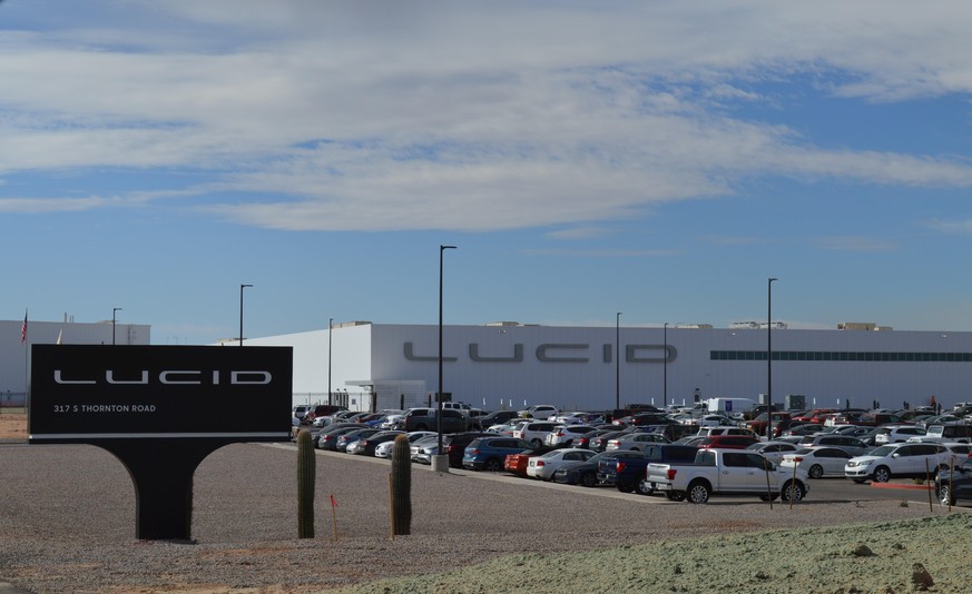 In dieser Fabrik in Arizona können 365'000 Elektroautos pro Jahr gebaut werden.