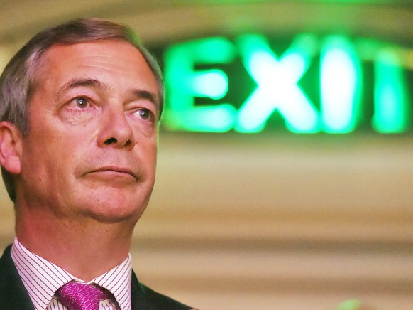 ARCHIV - Nigel Farage, Vorsitzender der Brexit-Partei. Foto: Kirsty O&#039;connor/PA Wire/dpa