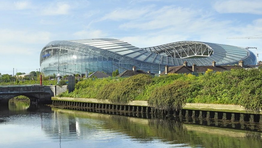 Noch ist offen, ob die EM das Aviva-Stadium in Dublin besuchen wird.