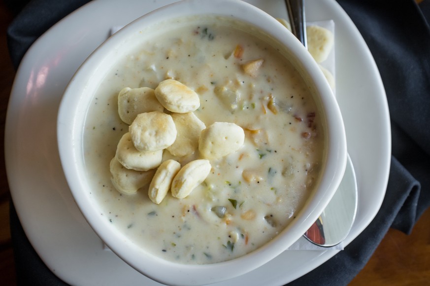 new england clam chowder muschel suppe neuengland usa ostküste suppe food essen