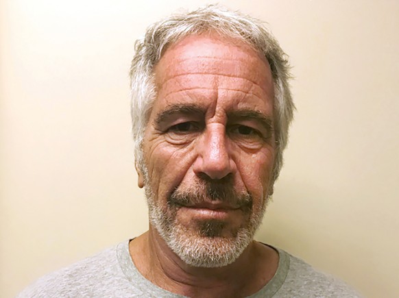 FILE - This March 28, 2017, file photo, provided by the New York State Sex Offender Registry shows Jeffrey Epstein. A Justice Department report has found former Labor Secretary Alex Acosta exercised � ...