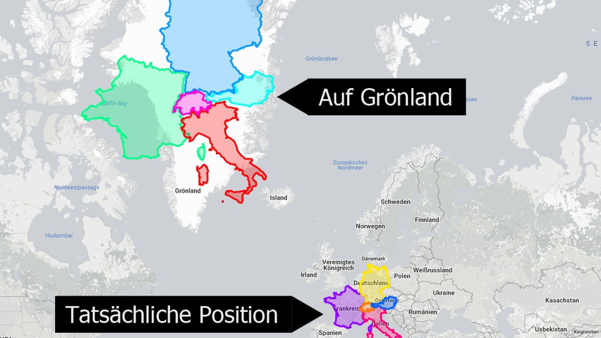 16 Landkarten Die Zeigen Wie Gross Lander Wirklich Sind Watson