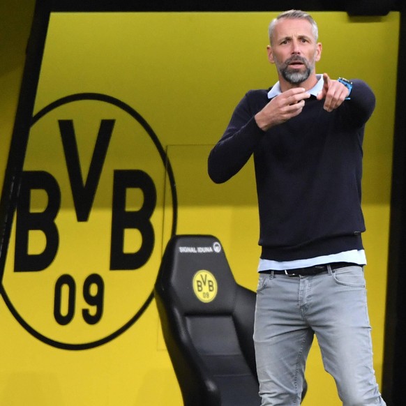 Trainer Marco Rose Borussia Moenchengladbach 19.09.2020, Fussball GER, Saison 2020 2021, 1. Bundesliga, 1. Spieltag, Borussia Dortmund - Borussia M