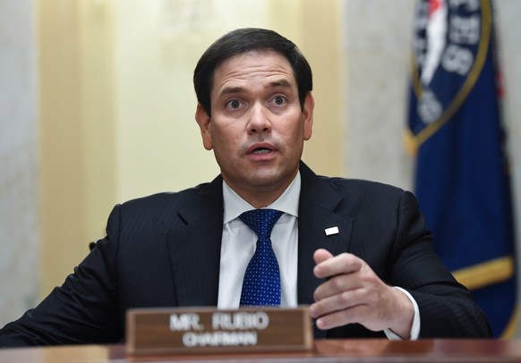 epa08477329 Committee Chairman and U.S. Senator Marco Rubio speaks at the Senate Small Business and Entrepreneurship Hearings to examine implementation of Title I of the CARES Act on Capitol Hill in W ...