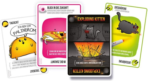 Exploding Kittens Karten
