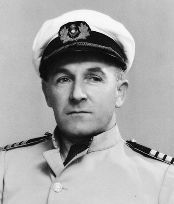 Kapitän Fritz Gerber.