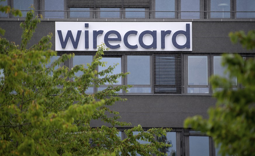In this Friday June 19, 2020 photo, the Wirecard pictured at the headquarters of the payment service provider in Aschheim, Germany. Germany payment service provider Wirecard AG says it has concluded t ...
