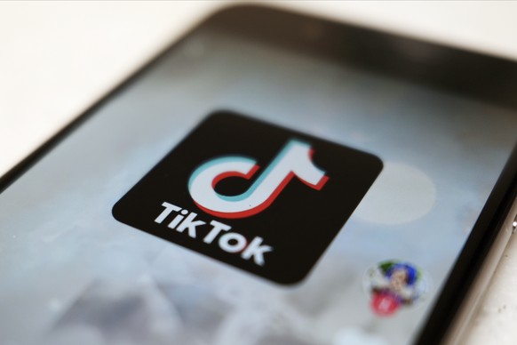 FILE - This Monday, Sept. 28, 2020, file photo, shows as logo of a smartphone app TikTok on a user post on a smartphone screen in Tokyo. Canadian e-commerce platform Shopify said Tuesday, Oct. 27, 202 ...