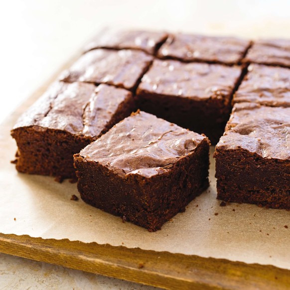 This undated photo provided by America&#039;s Test Kitchen in April 2019 shows Fudgy Brownies in Brookline, Mass. This recipe appears in the cookbook &quot;The Perfect Cookie.&quot; (Carl Tremblay/Ame ...