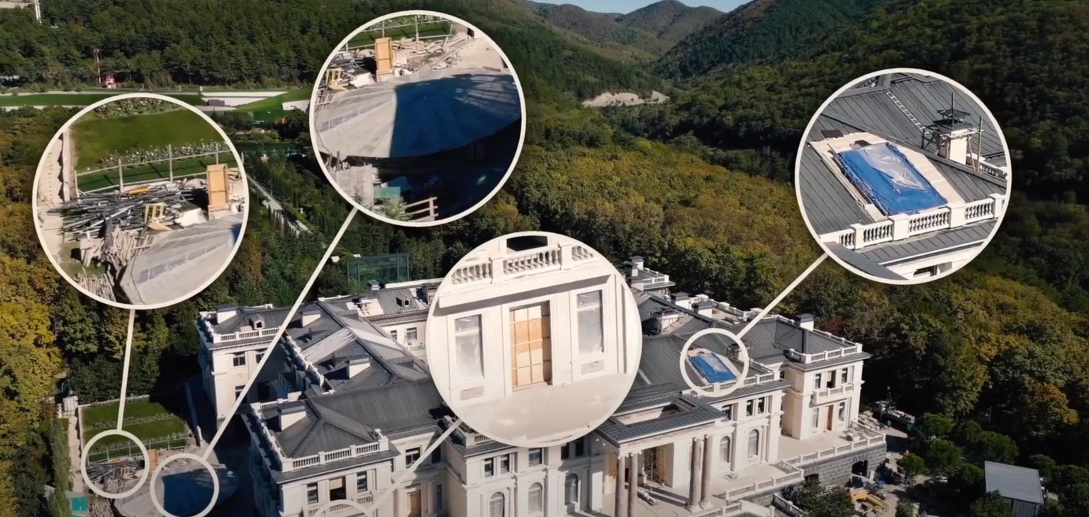 Putins Palast Nawalny Leak 2021 Video-Captures