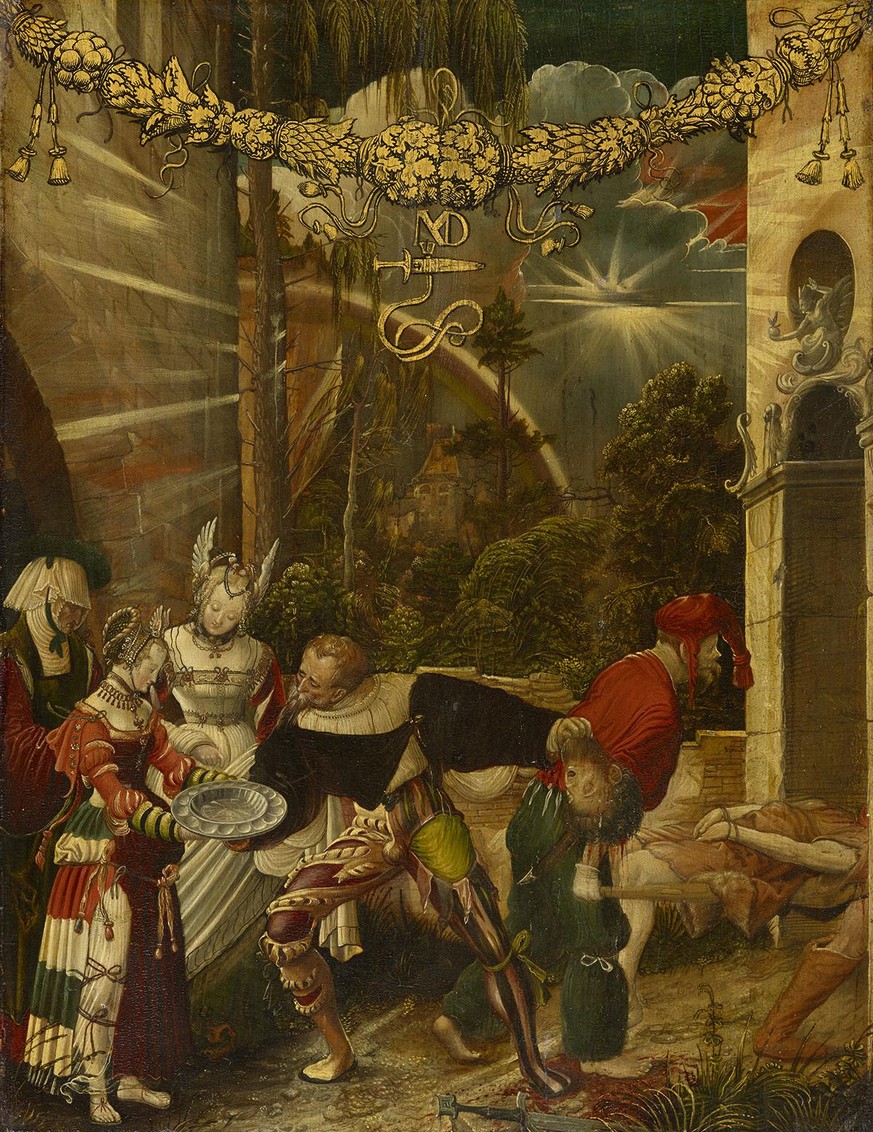 Die Enthauptung Johannes des Täufers, um 1520.
http://sammlungonline.kunstmuseumbasel.ch/eMuseumPlus?id=691