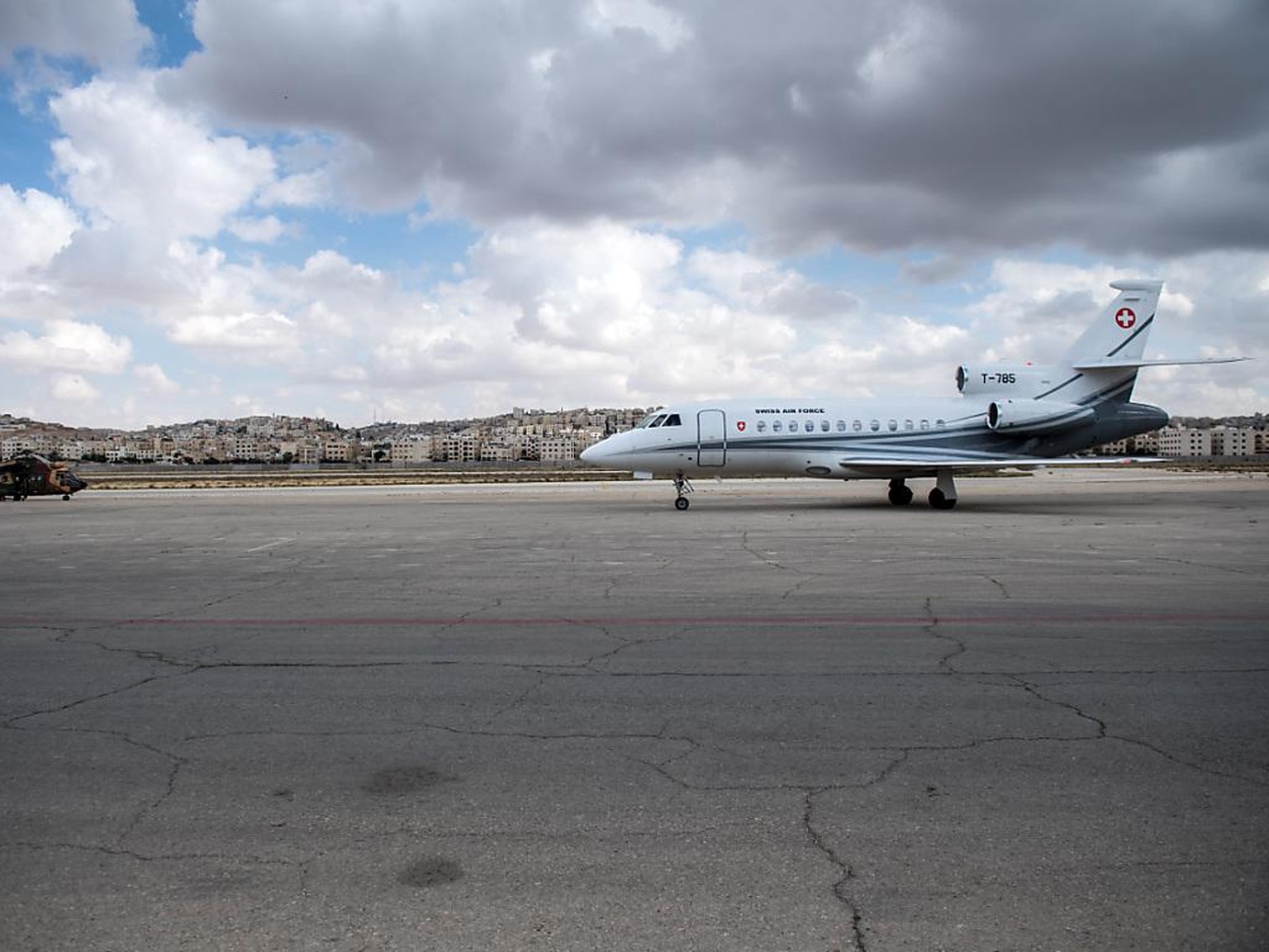 Aussenminister Ignazio Cassis hat 2019 von allen Bundesr�ten die Dienste des Lufttransportdienstes des Bundes am meisten genutzt. Dabei flog er am h�ufigsten mit dem Falcon-Jet. (Archivbild)