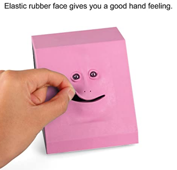 «Elastisches Plastikgesicht gibt ein gutes Handgefühl.» Yay.
