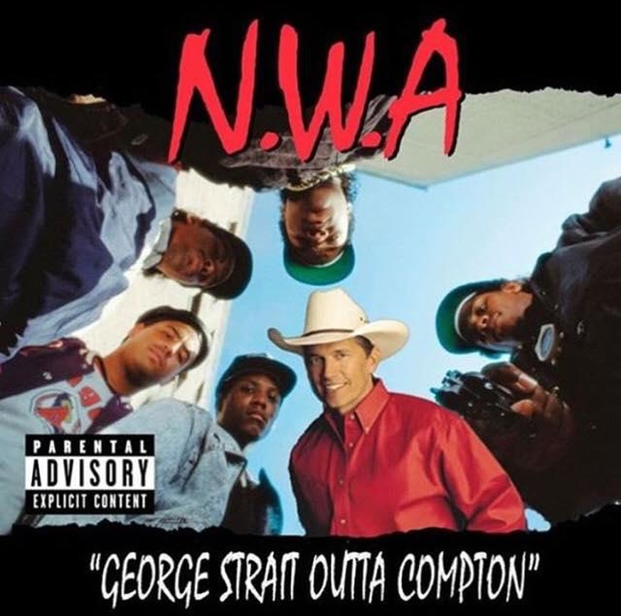 NWA george strait straight outta compton country musik hip hop rap