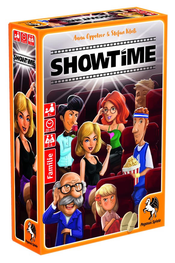 Showtime, Spieleschachtel
