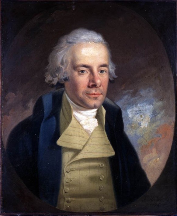 William Wilberforce (1759 – 1833), porträtiert von Anton Hickel, 1794.