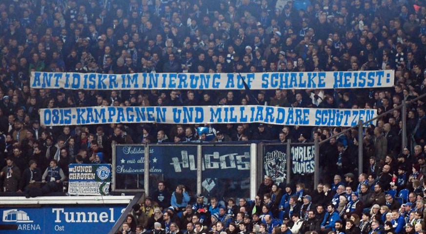 «Antidiskriminierung auf Schalke heisst: 0815-Kampagnen und Milliardäre schützen.»