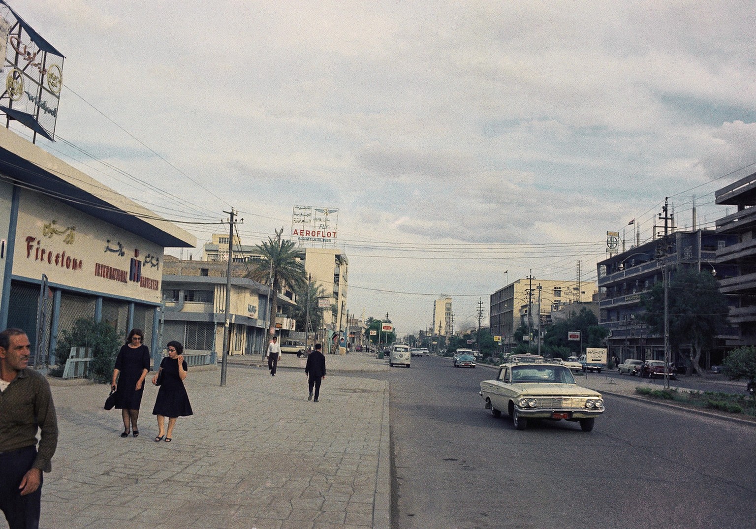 Street scene in Baghdad, Iraq, May 31, 1967. (AP Photo)