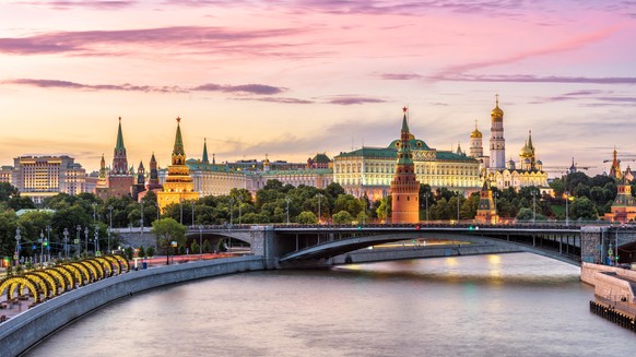 Der Kreml in Moskau, der Hauptstadt Russlands.