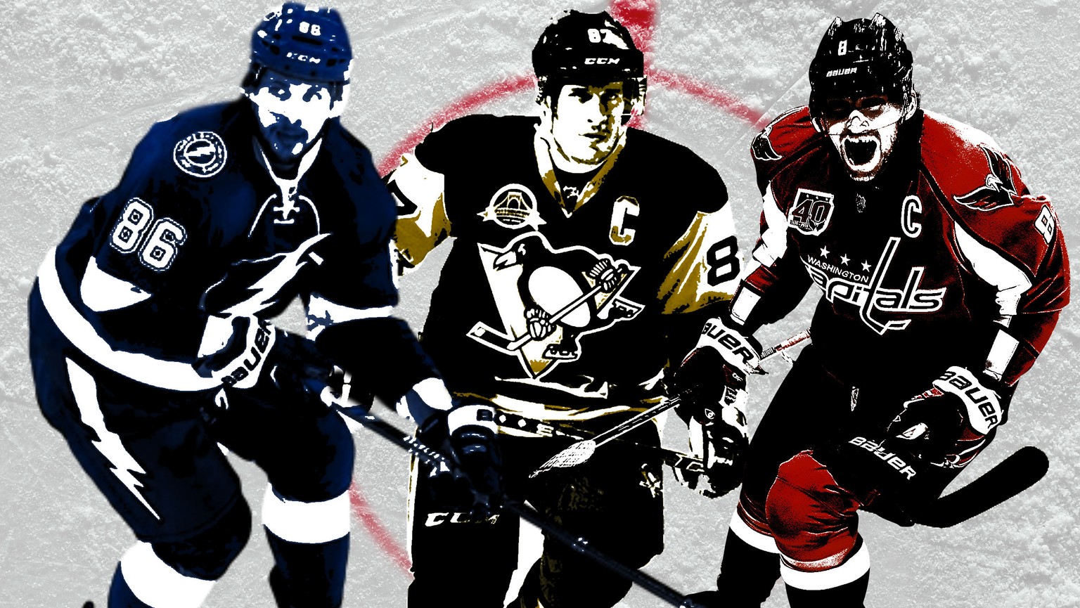 Nikita Kucherov, Sidney Crosby und Alex Ovechkin – stemmt einer dieser Superstars am Ende den Stanley Cup?