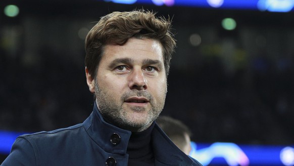 Tottenham&#039;s manager Mauricio Pochettino arrives before the Champions League, group B, soccer match between Tottenham and Red Star Belgrade, at the Tottenham Hotspur stadium in London, Tuesday, Oc ...