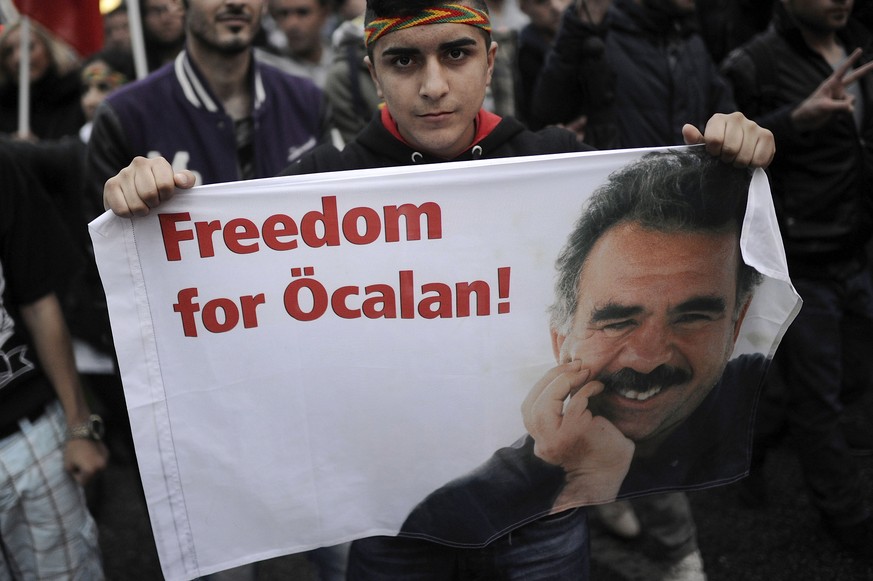 Der inhaftierte PKK-Anführer Öcalan geniesst nach wie vor quasi-religiöse Verehrung bei vielen Kurden.&nbsp;