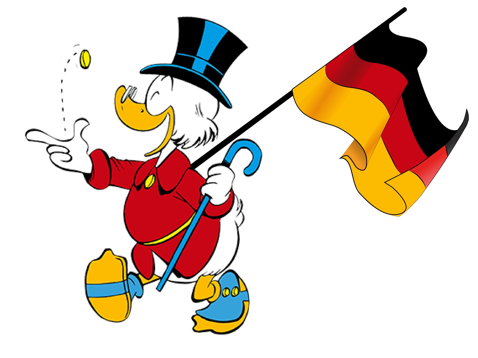 Dagobert Duck in Deutschland