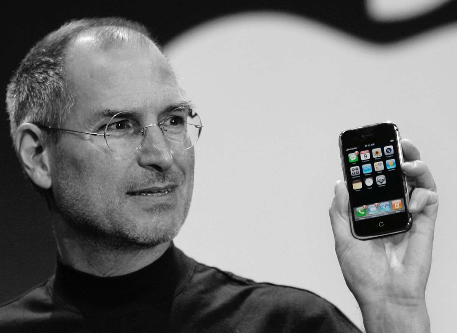 2007 stand Steve Jobs am Beginn einer Revolution ...