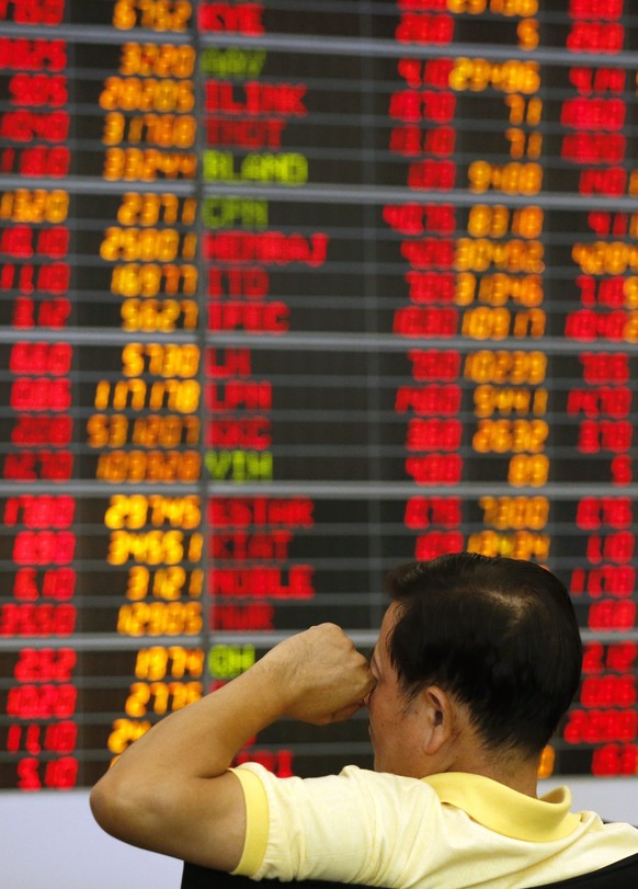Börse in Thailand. Auch die Schwellenländer leiden unter dem China-Crash.