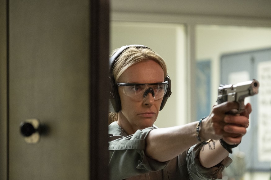 This image released by Netflix shows Toni Collette in the true crime series &quot;Unbelievable.&quot; On Wednesday, Dec. 11, 2019, Collette was nominated for a SAG Award for best actress in a TV Movie ...