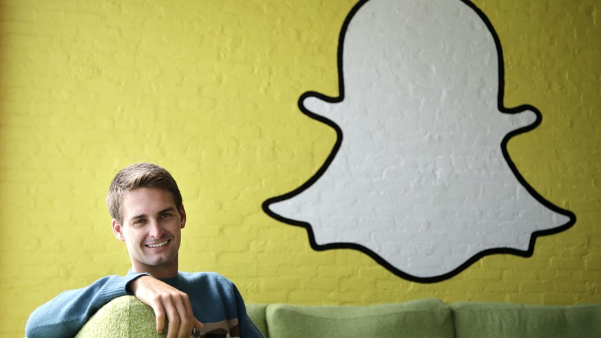 FILE - This Thursday, Oct. 24, 2013 file photo shows Snapchat CEO Evan Spiegel in Los Angeles. Snapchat has agreed to settle with the Federal Trade Commission over charges that it deceived customers a ...