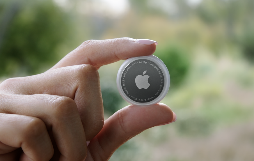 Apple lanciert Air Tag. Ein Tracking-Zubehör, das ermöglicht, verlorene Gegenstände mit Hilfe des iPhones aufzuspüren.
