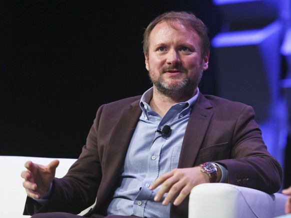 Rian Johnson takes part in the &quot;Journey to Star Wars&quot; featured session during the South by Southwest Film Festival at the Austin Convention Center on Monday, March 12, 2018, in Austin, Texas ...