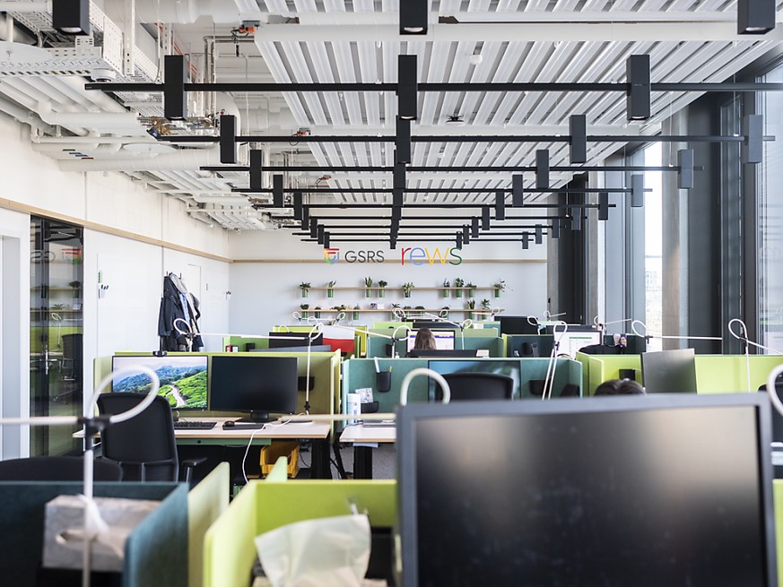 Im neuen Hauptgebäude von Google Schweiz an der Europaallee in Zürich hat es Platz für rund 400 Angestellte.