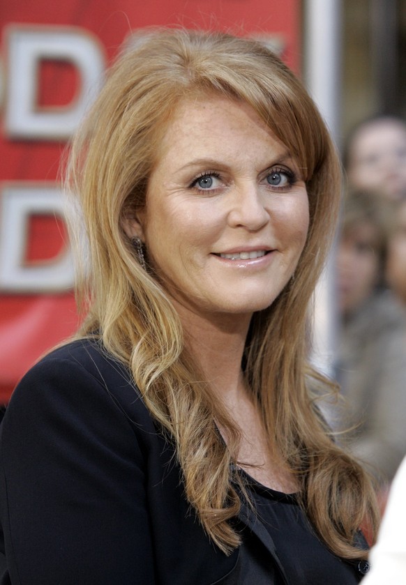 FILE - In this Tuesday May 1, 2007 file photo, Sarah Ferguson, Britain&#039;s Duchess of York, appears on the NBC &quot;Today&quot; television show in New York, during a segment about the Hearts &amp; ...