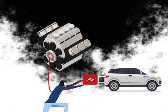 Kritiker monieren, Plug-in-Hybride fahren viel zu oft mit dem Verbrennungsmotor und seien daher keine Lösung.